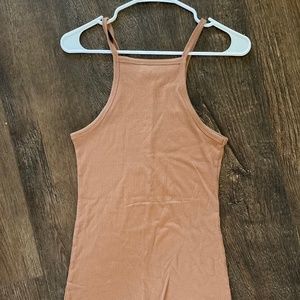 Ribbed short dress